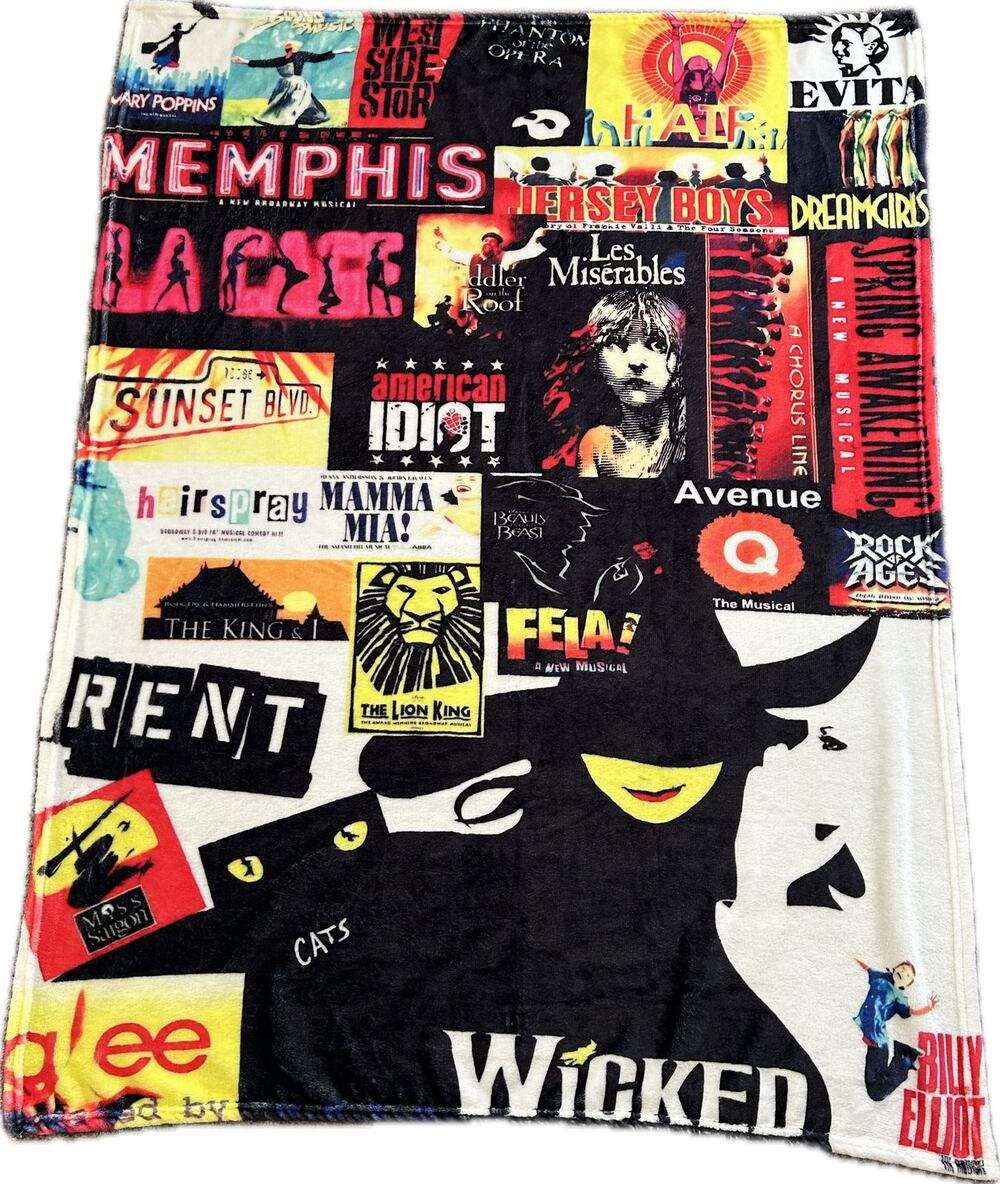 Broadway Musical Fleece Blanket